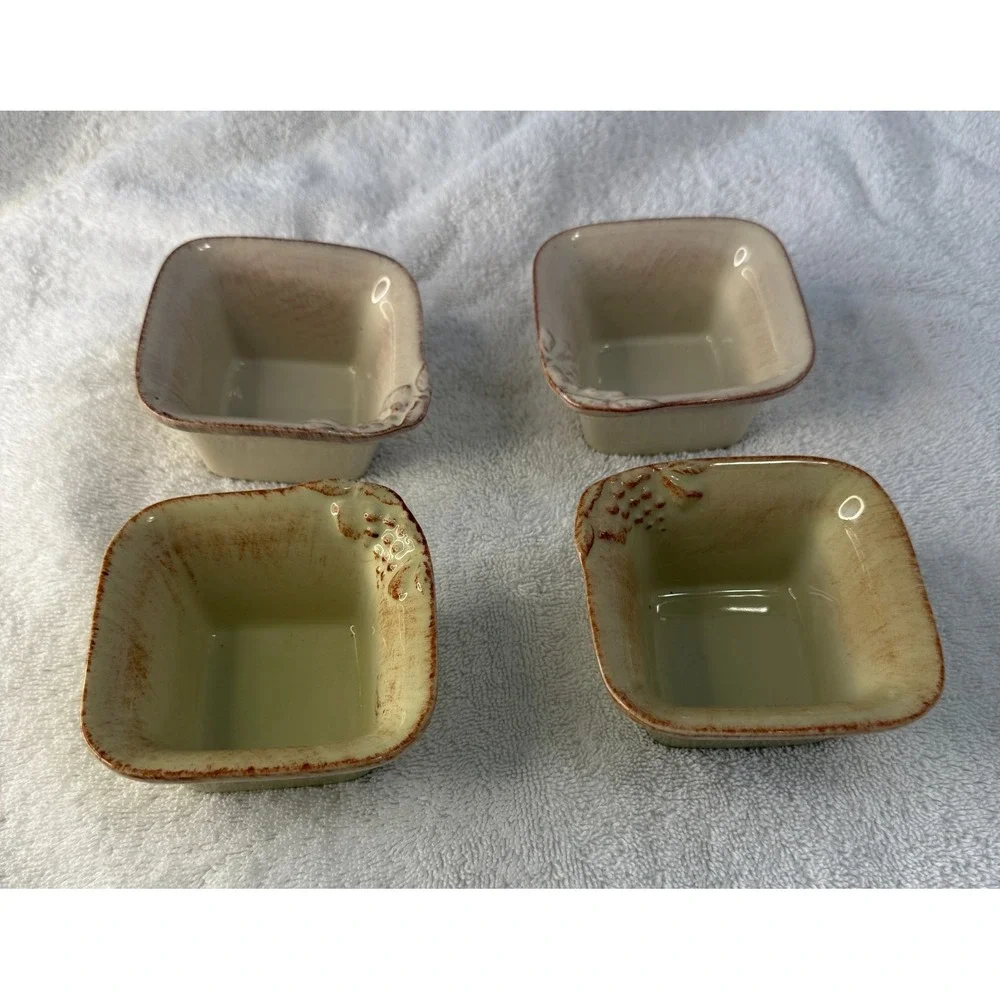 Casafina Casa Stone Madeira Harvest Square Ramekin 3.5
